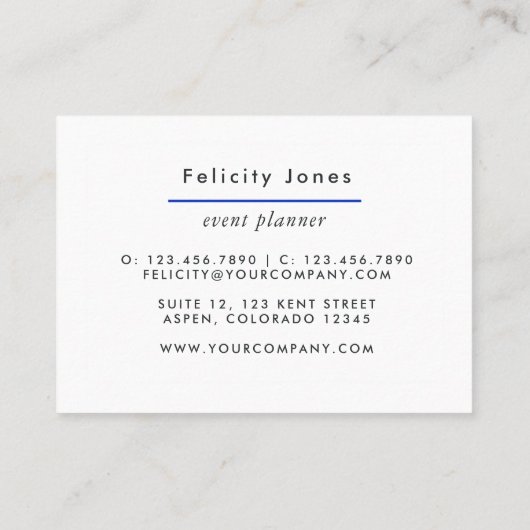 ネオンブラシストローク 名刺 (裏面)