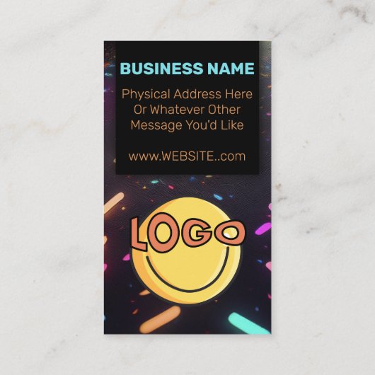 ネオンブラックパンチカードVAPEヘッドショップスモークラウンジ ロイヤリティカード (裏面)