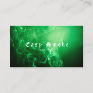 ネオンブラックパンチカードvapeヘッドショップスモークラウンジ 名刺