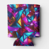 ネオンブラックライト抽象芸術ステンドグラス 缶クーラー (裏面)