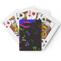 ネオンブラック白熱［赤熱］光を放つ猫