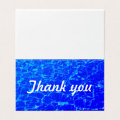 ネオンブルーウォーターズカラフルパターントレンディーありがとう (外部フラット)