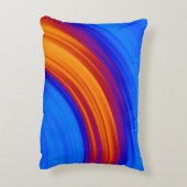 ネオンブルーオレンジレッドイエロー アクセントクッション (裏面(縦))