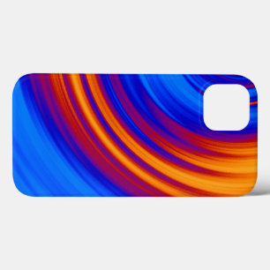 ネオンブルーオレンジレッドイエロー iPhone 13ケース