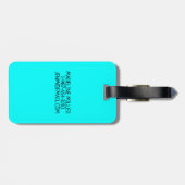 ネオンブルーガールスカウトジュニア |カスタム ラゲッジタグ (裏面横)