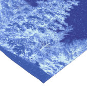 ネオンブルークリスマスツリー ショートテーブルランナー (コーナー)