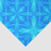 ネオンブルーターコイズサイケデリック曇り抽象芸術 薄葉紙 (詳細)