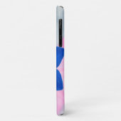 ネオンブルーリリーフラワーiPhone 11ケース Case-Mate iPhoneケース (裏面/左)