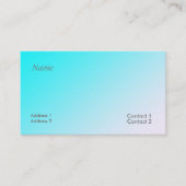 ネオンブルー勾配名刺 名刺 (正面)