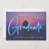 ネオンブルー大学院写真 案内状 (正面)