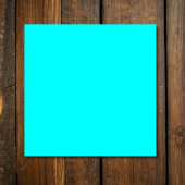 ネオンブルー無地のカラー |クラシック スクエア名刺