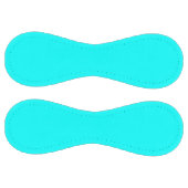 ネオンブルー無地のカラー |クラシック ソフトボール (パネル)