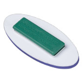 ネオンブルー無地のカラー 名札 (裏面)