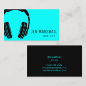 ネオンブルーdj 名刺 (正面/裏面)