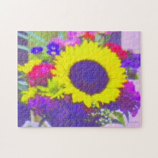ネオンブーケジグソーパズル ジグソーパズル (横)