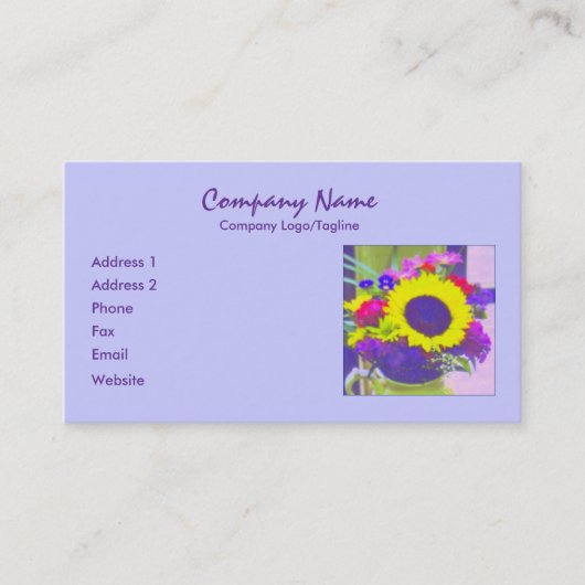 ネオンブーケ名刺 名刺 (正面)