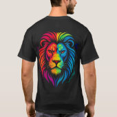 ネオンプライド ライオン Tシャツ (裏面)