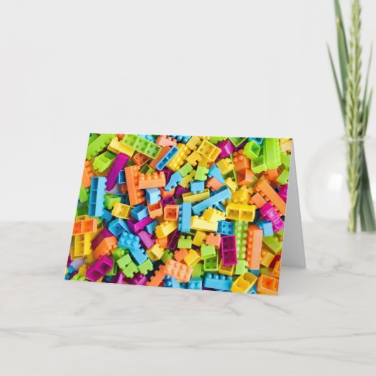 ネオンプラスチックブロック カード (正面)
