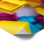 ネオンプラスチック建物ブロック ポスター (角)