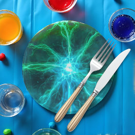 ネオンプラズマボール電気パーティー ペーパーボウル