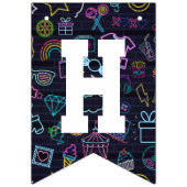 ネオンプリム バンティングフラッグ (第2の旗)