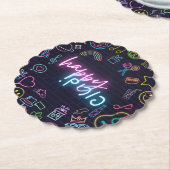 ネオンプリム ペーパーコースター (アングル)