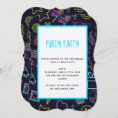 ネオンプルリム 招待状 (正面/裏面)