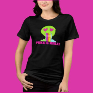 ネオンプーケ&ラリー顔シャツ パーティー トライブレンドTシャツ