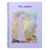 ネオンヘアの人魚 ノートブック (正面)