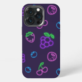ネオンベリー柄 iPhone 13 Pro カバー