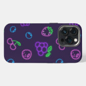 ネオンベリー柄 iPhone 13 Pro カバー (裏面横)