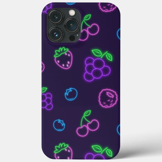 ネオンベリー柄iPhone 13 Pro Maxケース Case-Mate iPhoneケース (裏面)