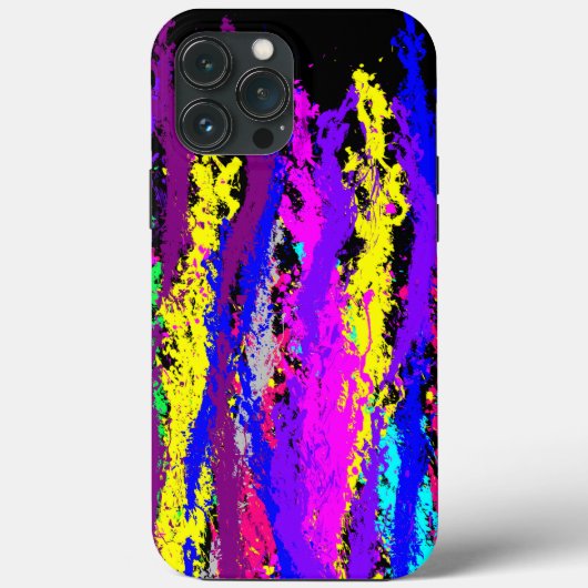 ネオンペイントスプラッタケース - Mate iPhoneケース Case-Mate iPhoneケース (裏面)