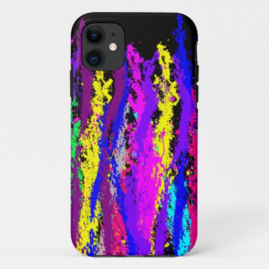 ネオンペイントスプラッター Case-Mate iPhoneケース (裏面)