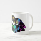 ネオンペンキの唇のコーヒー・マグ コーヒーマグカップ (正面右)