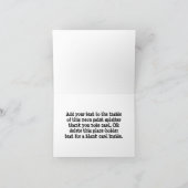 ネオンペンキの(ばちゃばちゃ)跳ねるはあなたまたはメッセージカードを感謝していしています サンキューカード (内部)