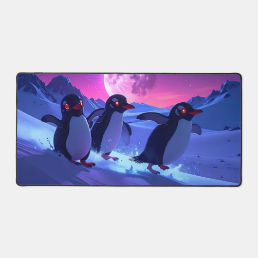ネオンペンギン デスクマット (正面)