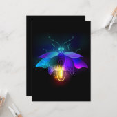 ネオンホタル（黒） カード (正面/裏面インサイチュ)