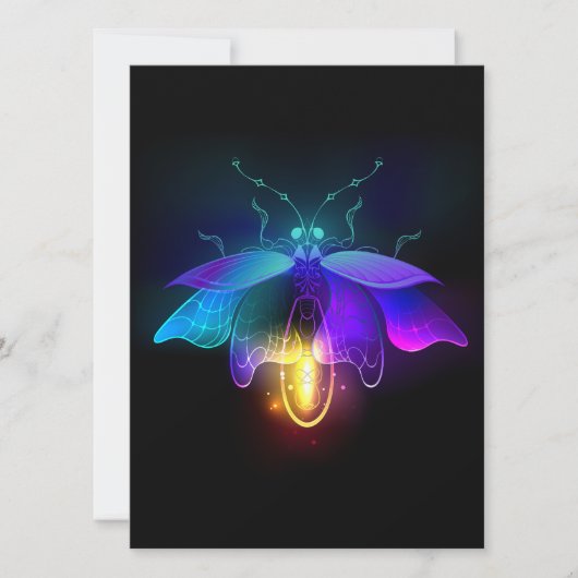 ネオンホタル（黒） カード (正面)