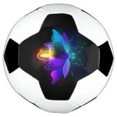 ネオンホタル（黒） サッカーボール (回転)