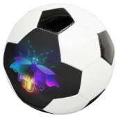 ネオンホタル（黒） サッカーボール (3/4)