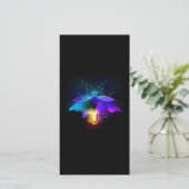 ネオンホタル（黒） サンキューカード (スタンド正面)