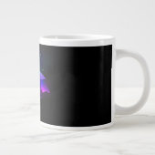 ネオンホタル（黒） ジャンボコーヒーマグカップ (右)