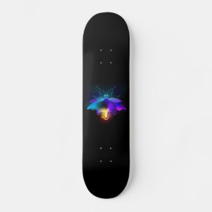 ネオンホタル(黒) スケートボード