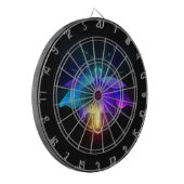 ネオンホタル（黒） ダーツボード (正面左)