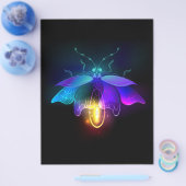 ネオンホタル（黒） チラシ (シングル)