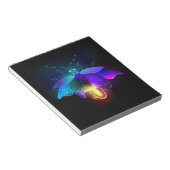 ネオンホタル（黒） ノートパッド (アングル)