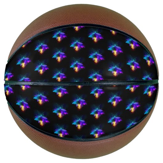 ネオンホタル（黒） バスケットボール (正面)