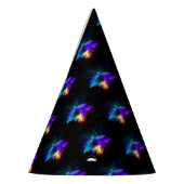 ネオンホタル（黒） パーティーハット (左)