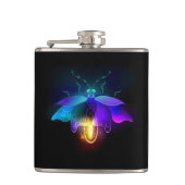 ネオンホタル（黒） フラスク (正面)